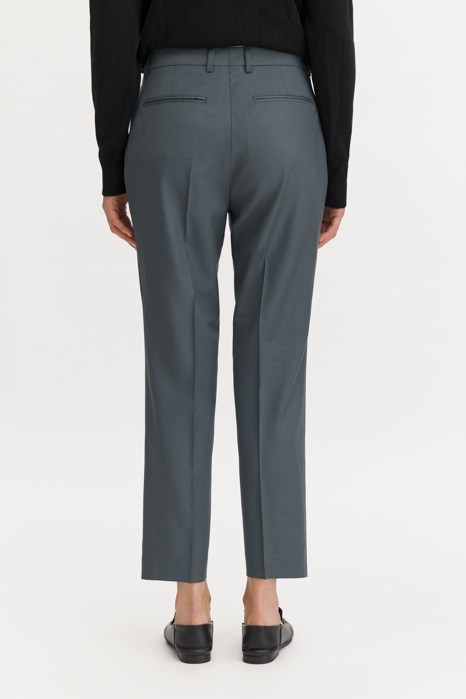 Emma Cropped Cool Wool Trousers